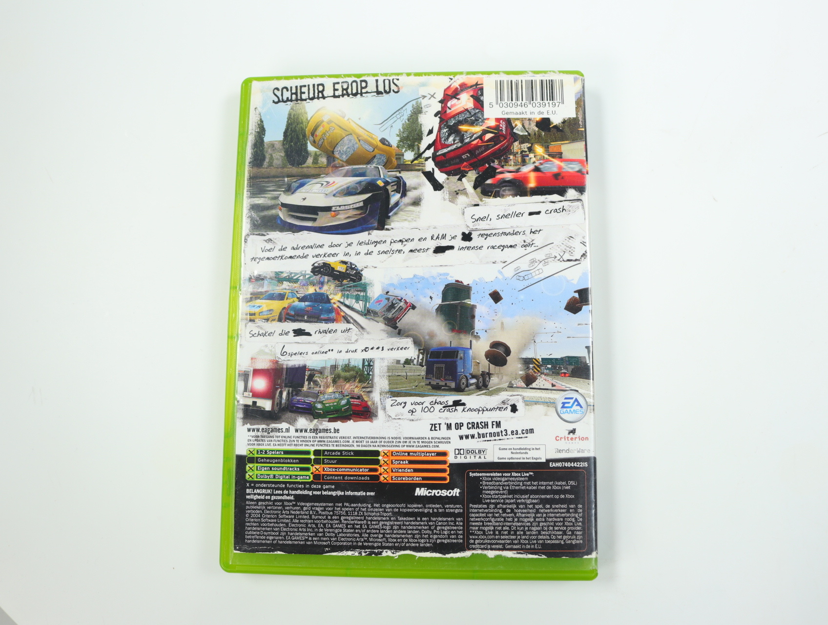 Xbox Classic - Burnout 3 Takedown - productfoto 2