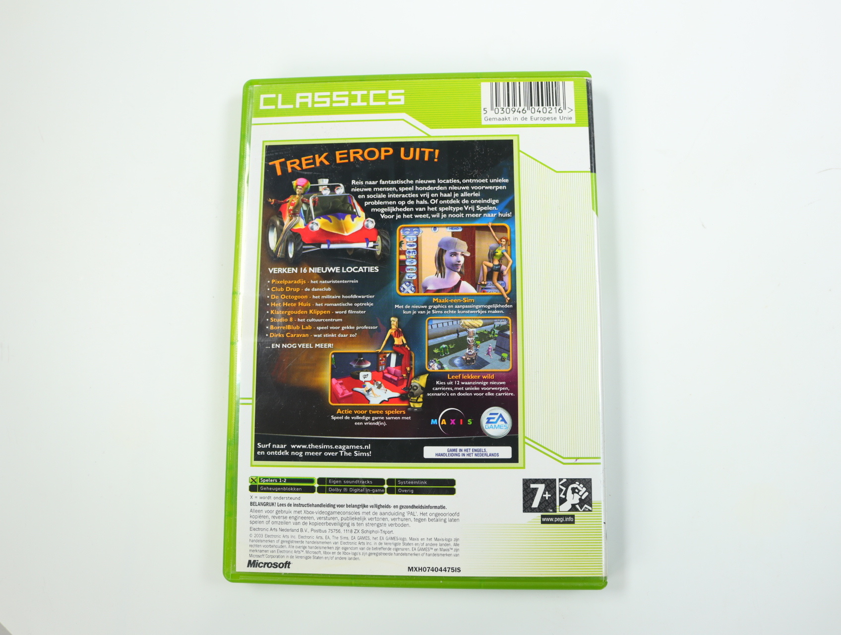 Xbox Classic -The Sims: Erop uit! [Classics] - productfoto 2