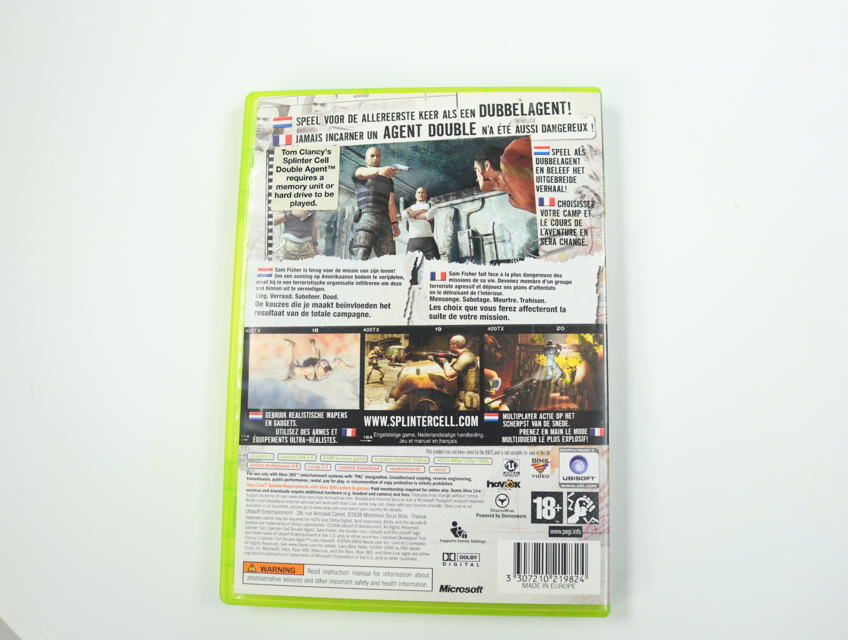 Xbox 360 - Splinter Cell Double Agent [No Manual] - productfoto 2