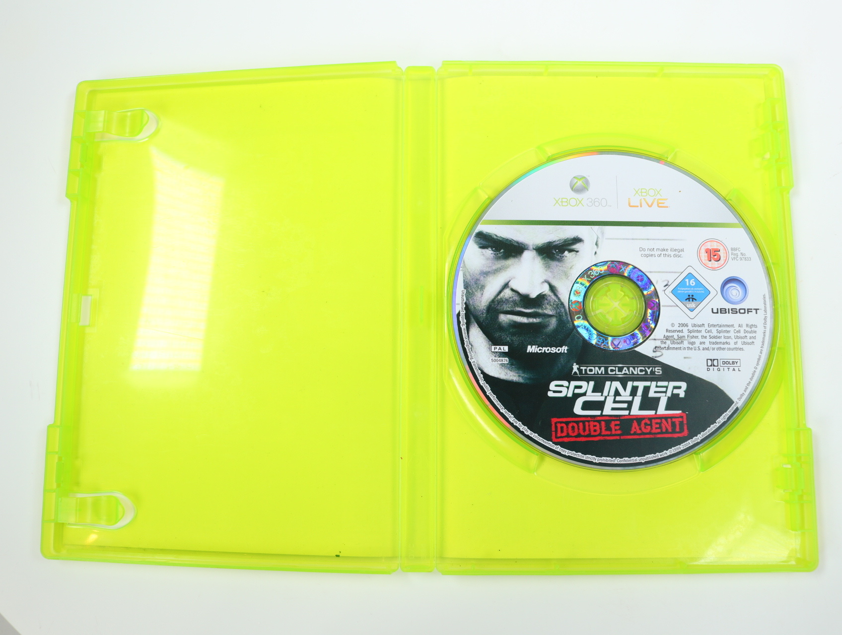 Xbox 360 - Splinter Cell Double Agent [No Manual] - productfoto 3