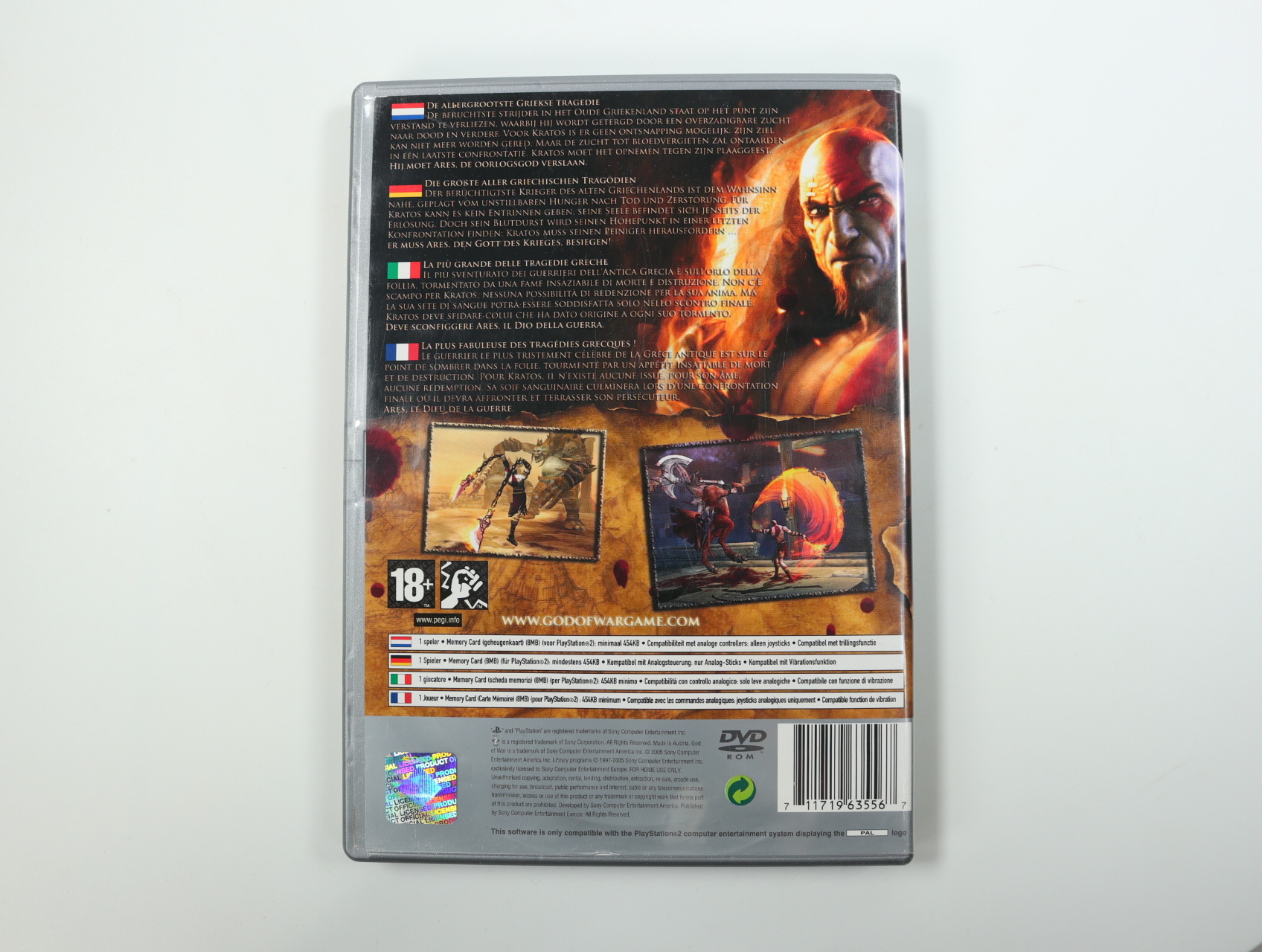 PlayStation 2 - God of War [Platinum] - productfoto 2