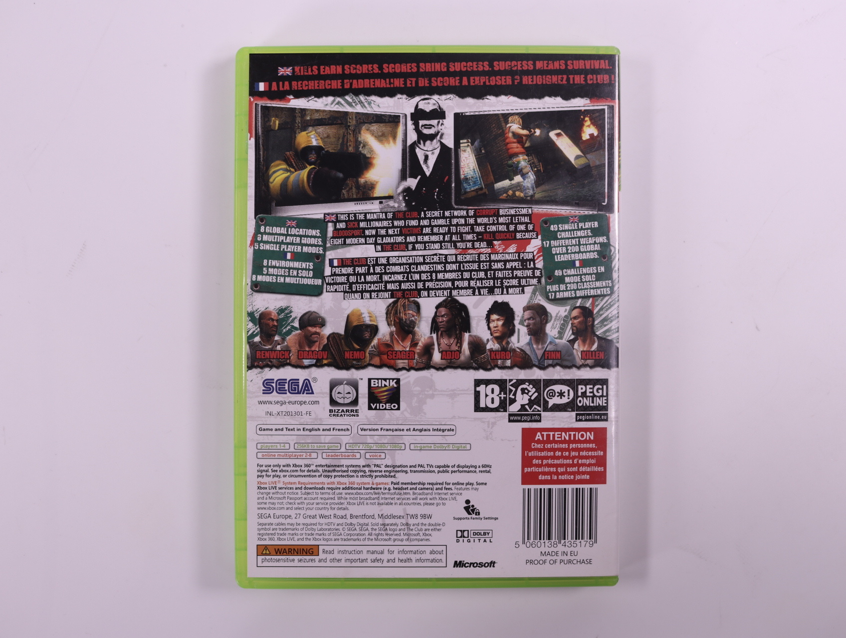 Xbox 360 - The Club - productfoto 2