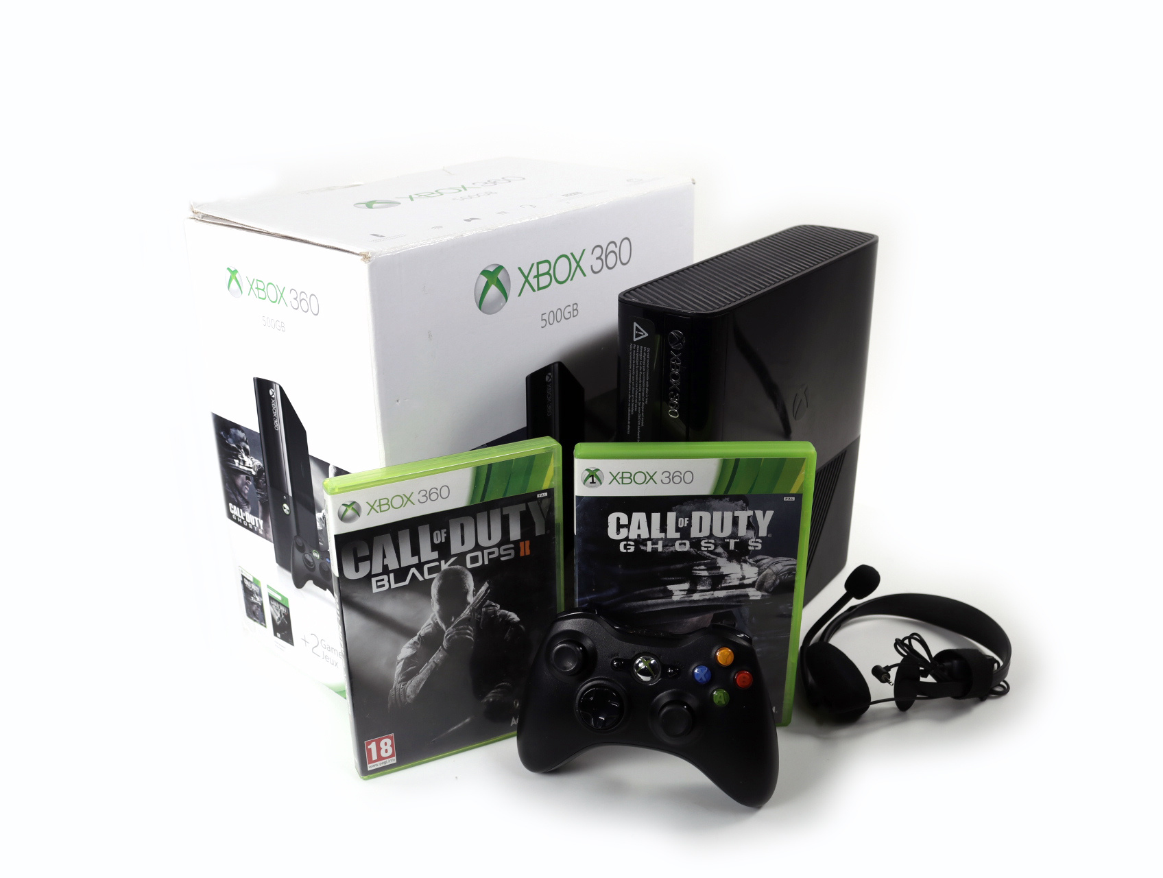 Xbox 360 - New Slim [500GB / Compleet in doos] - Nieuw - productfoto 2