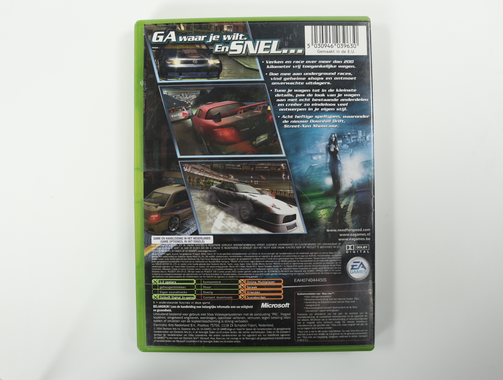 Xbox Classic - Need For Speed Underground 2 - productfoto 3