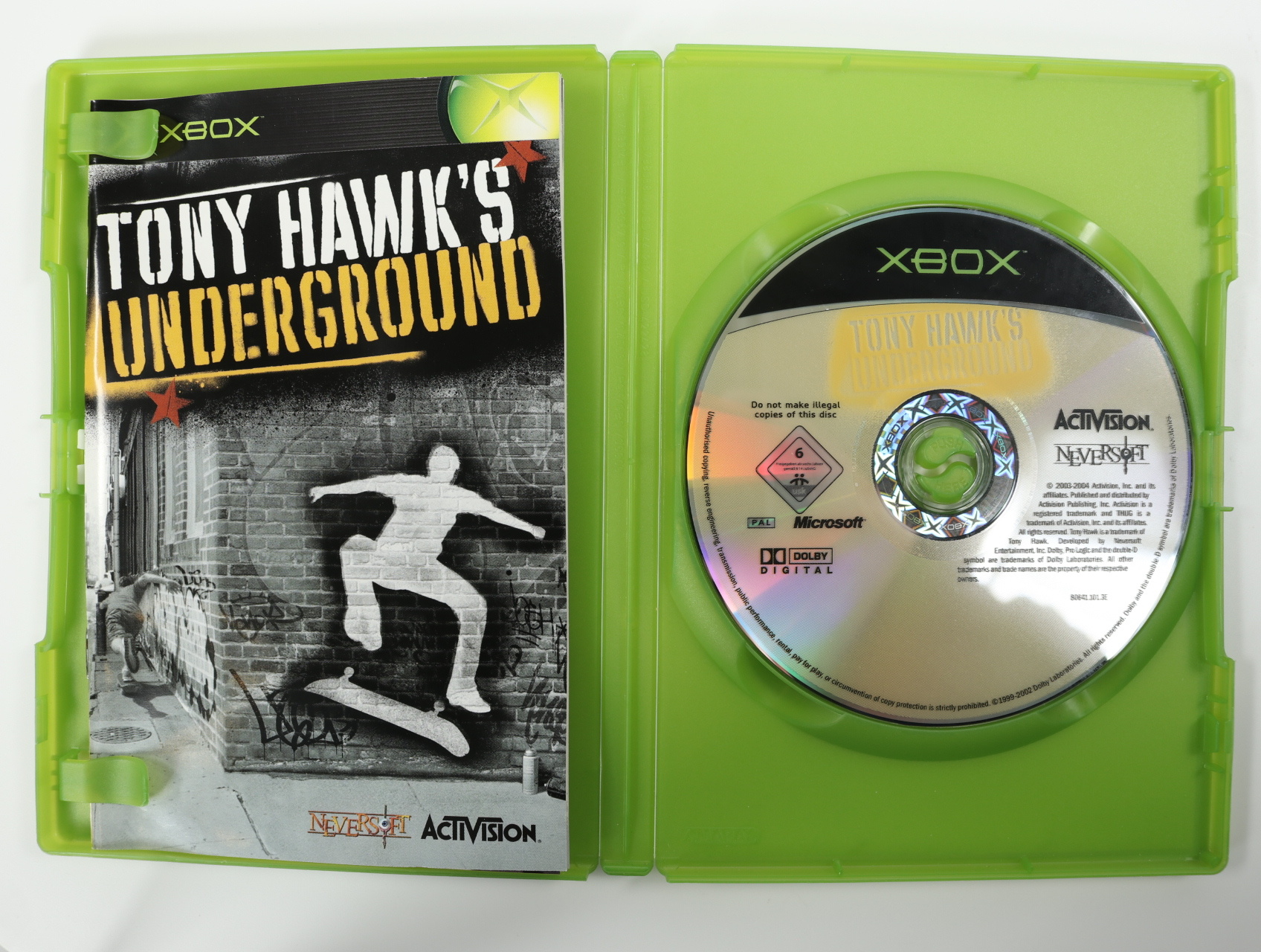 Xbox Classic - Tony Hawk's Underground - productfoto 2