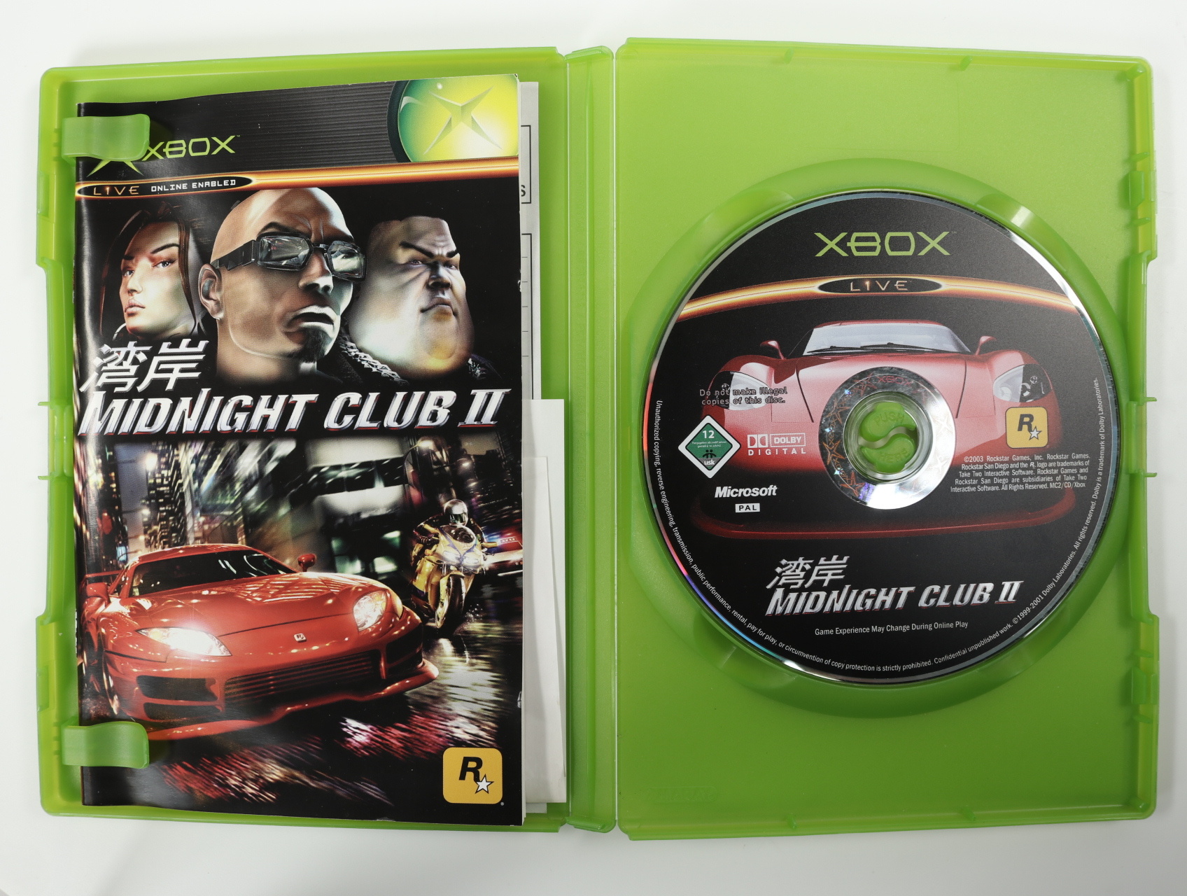 Xbox Classic - Midnight Club II - productfoto 2