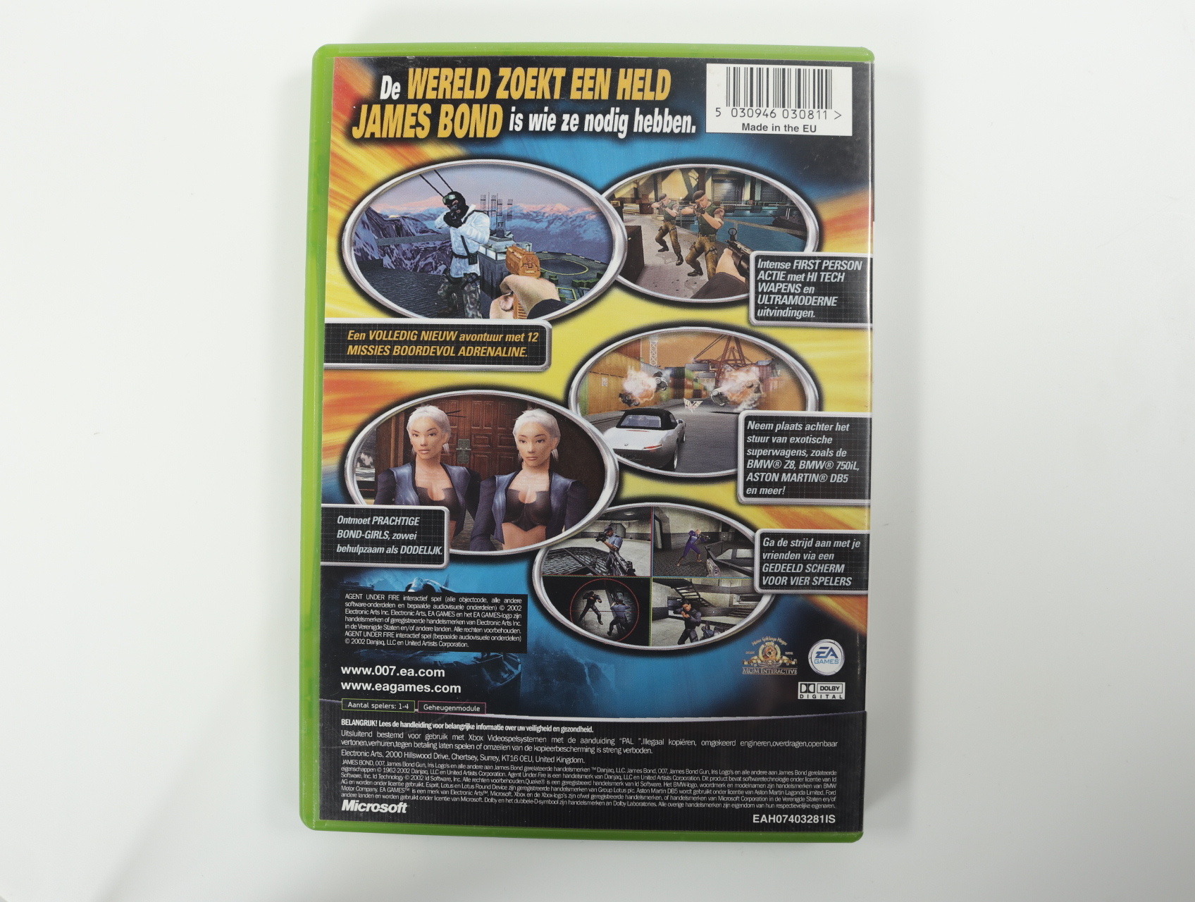 Xbox Classic - 007: Agent Under Fire - EA Redwood Shores - productfoto 3