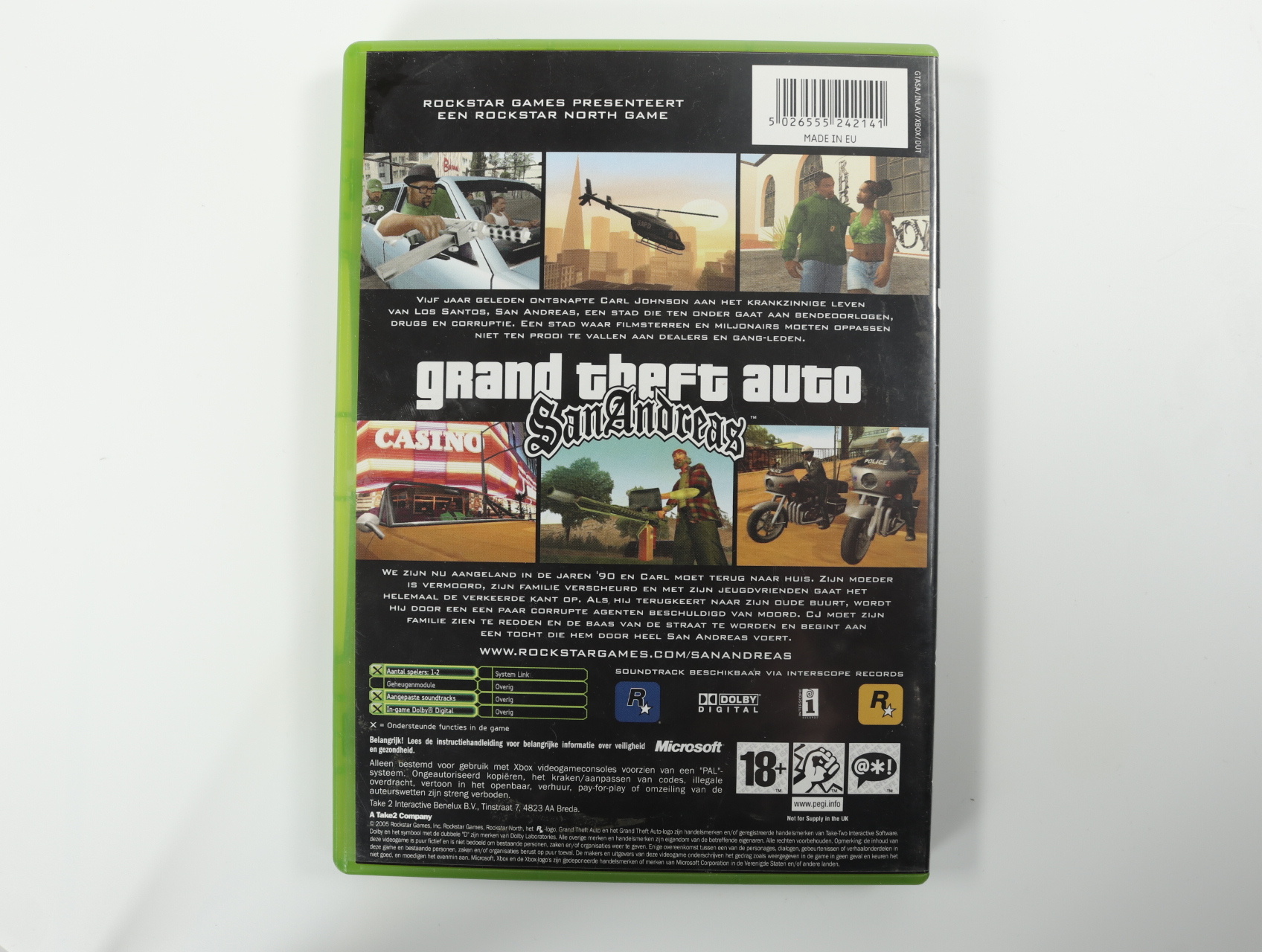 Xbox Classic - Grand Theft Auto: San Andreas - productfoto 3
