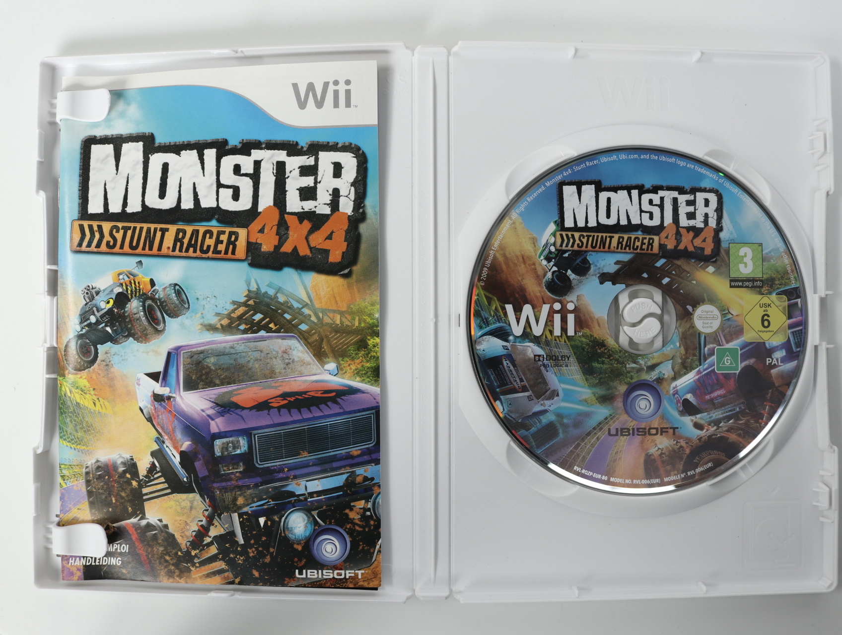 Wii - Monster 4x4: Stunt Racer - productfoto 2