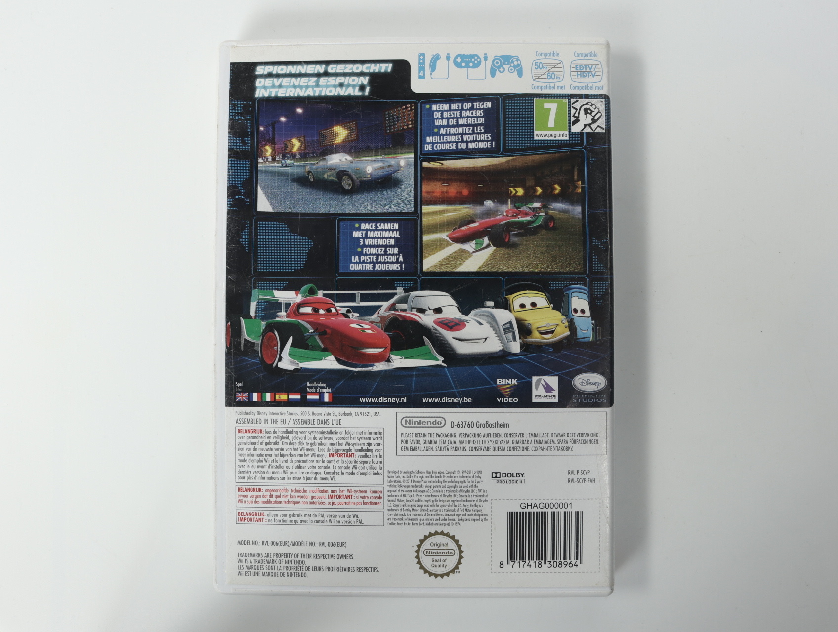 Wii - Cars 2: The Video Game - productfoto 3