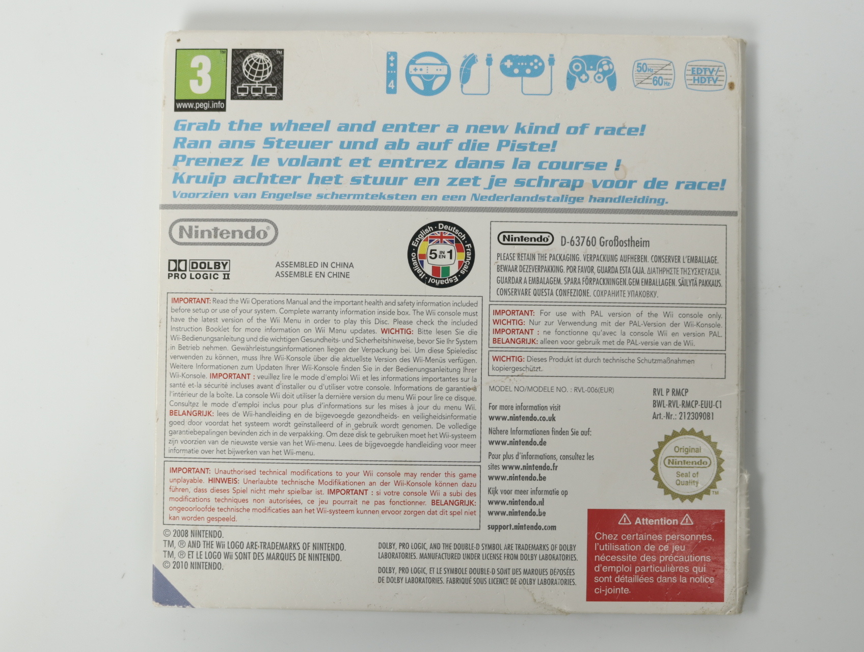 Wii - Mario Kart Wii - productfoto 3