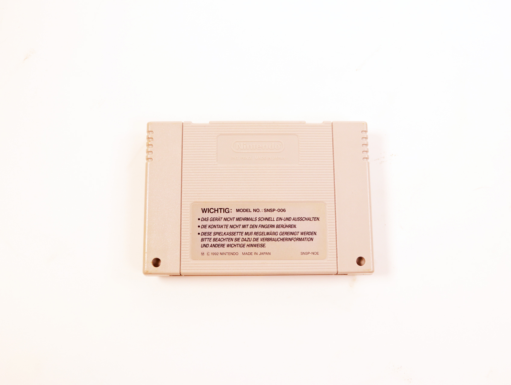SNES - The Smurfs Travel The World - Virtual Studio - productfoto 2