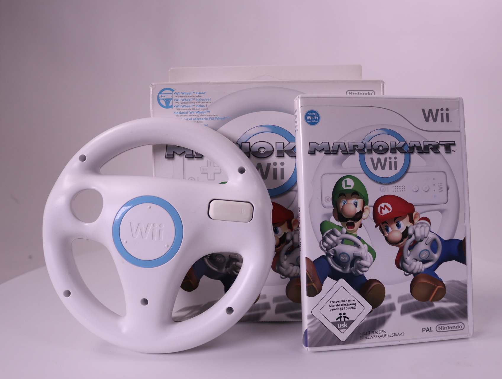 Wii - Wii Wheel [Mario Kart Included] - productfoto 5