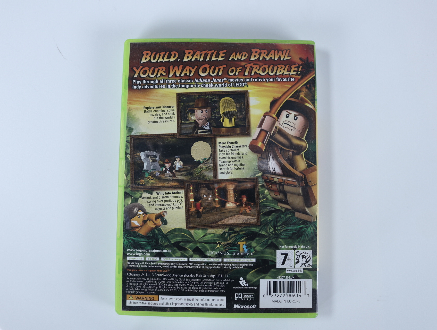 Xbox 360 - Lego Indiana Jones The Original Adventure - productfoto 2