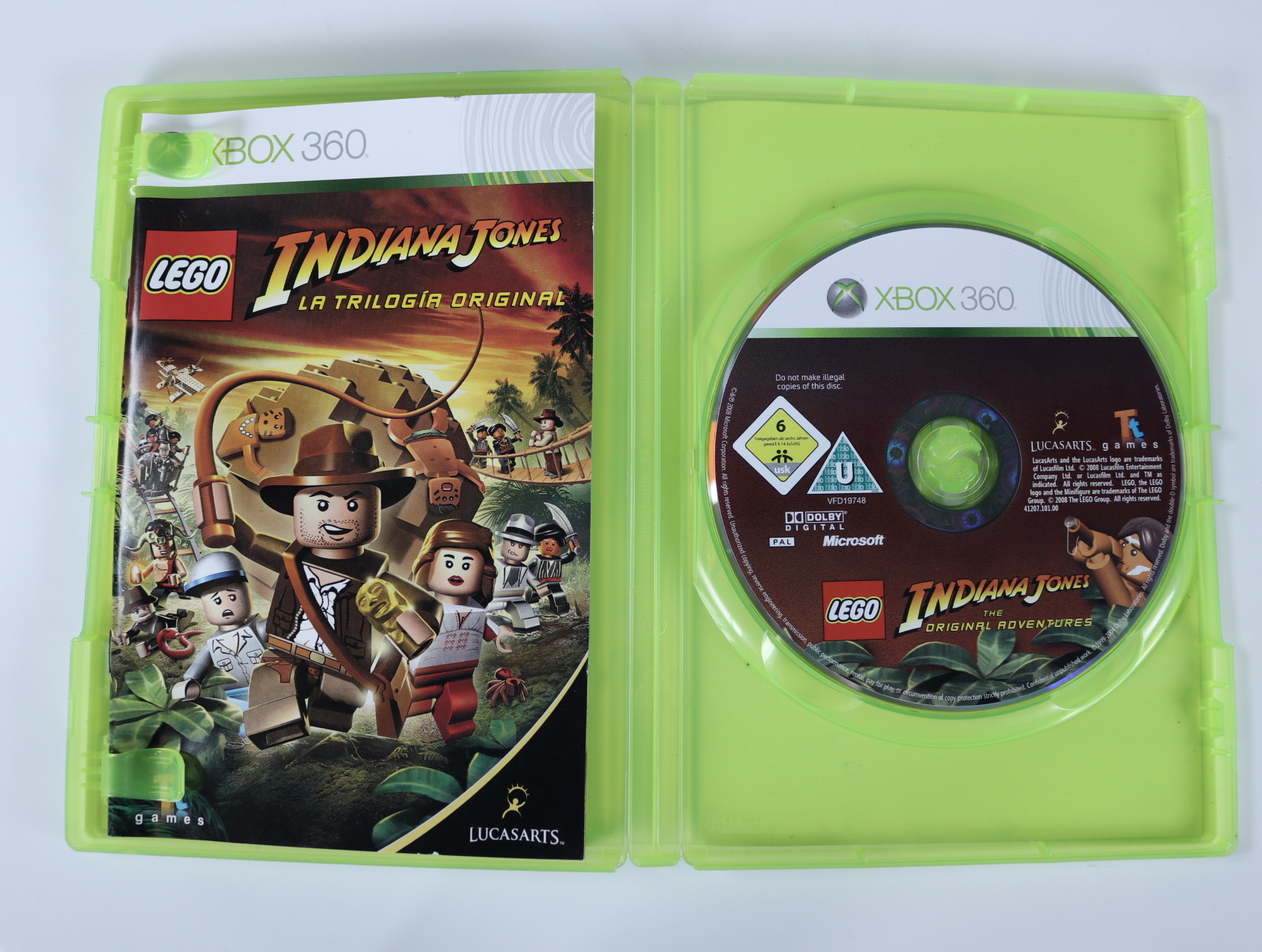 Xbox 360 - Lego Indiana Jones The Original Adventure - productfoto 3