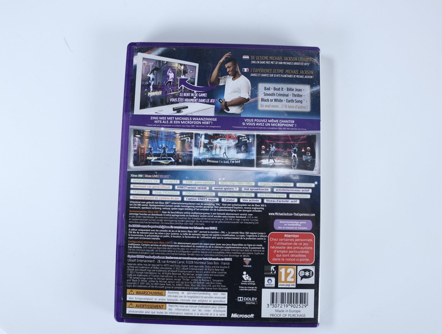 Xbox 360 - Michael Jackson: The Experience - productfoto 2