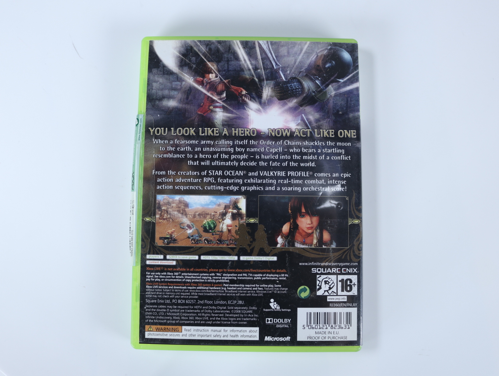 Xbox 360 – Infinite Undiscovery - tri‑Ace - productfoto 2