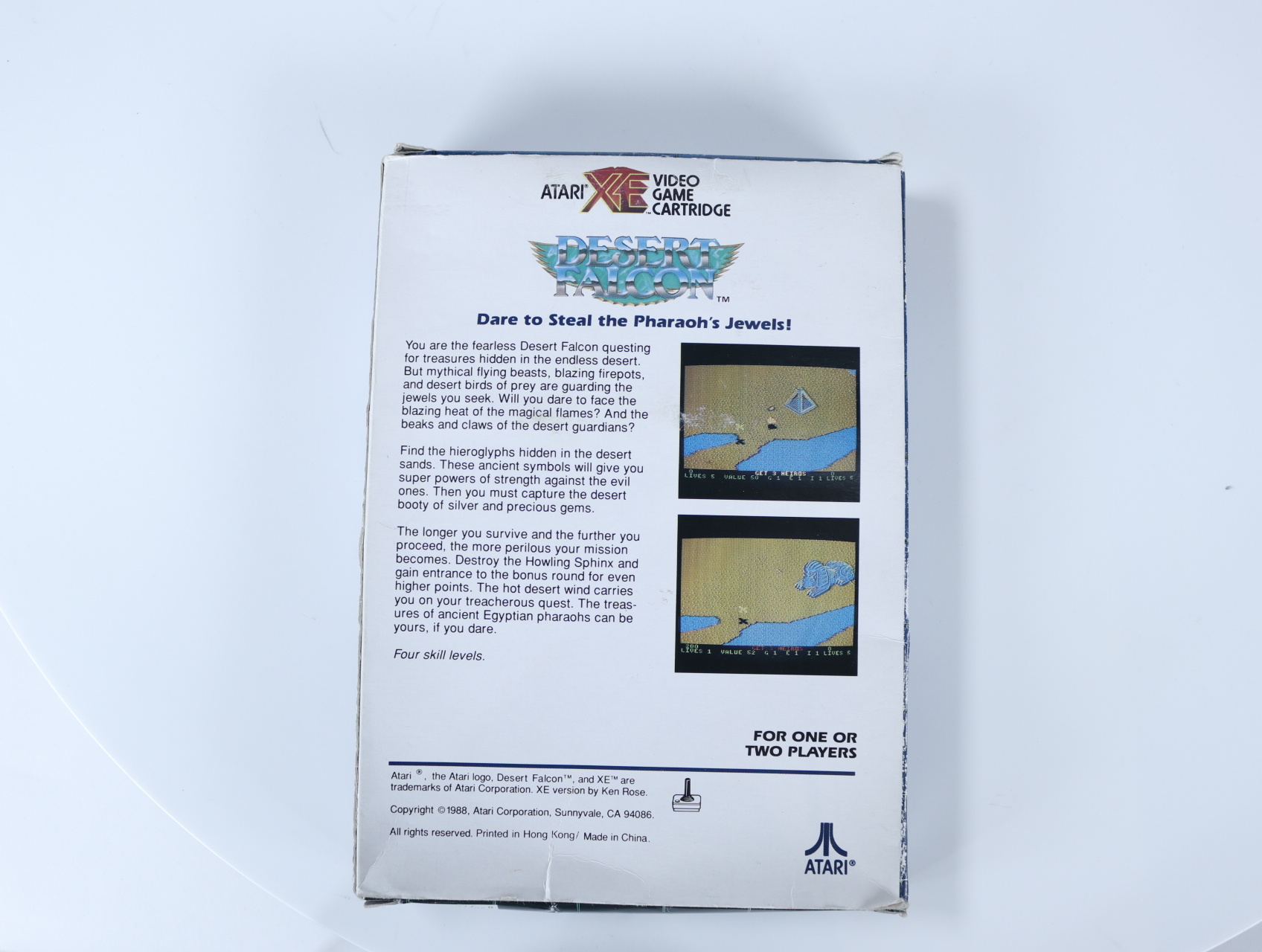 Atari 2600 - Desert Falcon [Complete in Box] - General Computer Corporation - productfoto 2