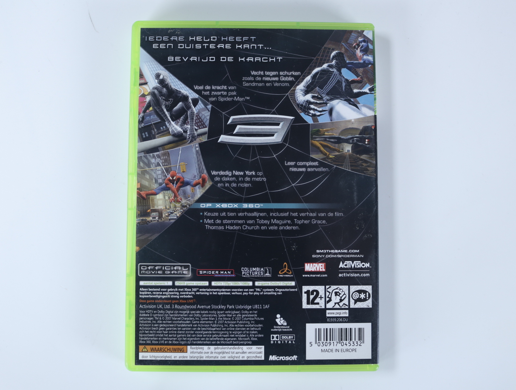 Xbox 360 - Spiderman 3 - productfoto 3