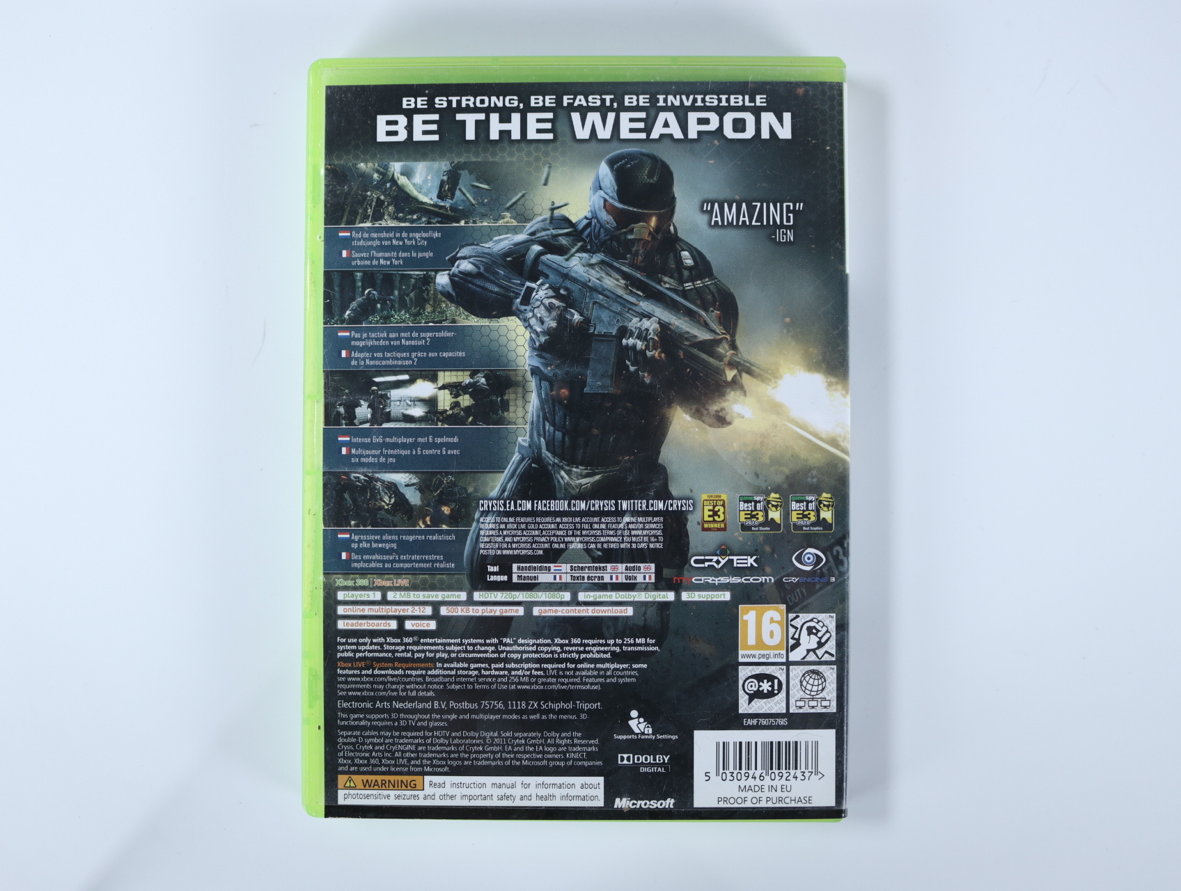 Xbox 360 - Crysis 2 - productfoto 3