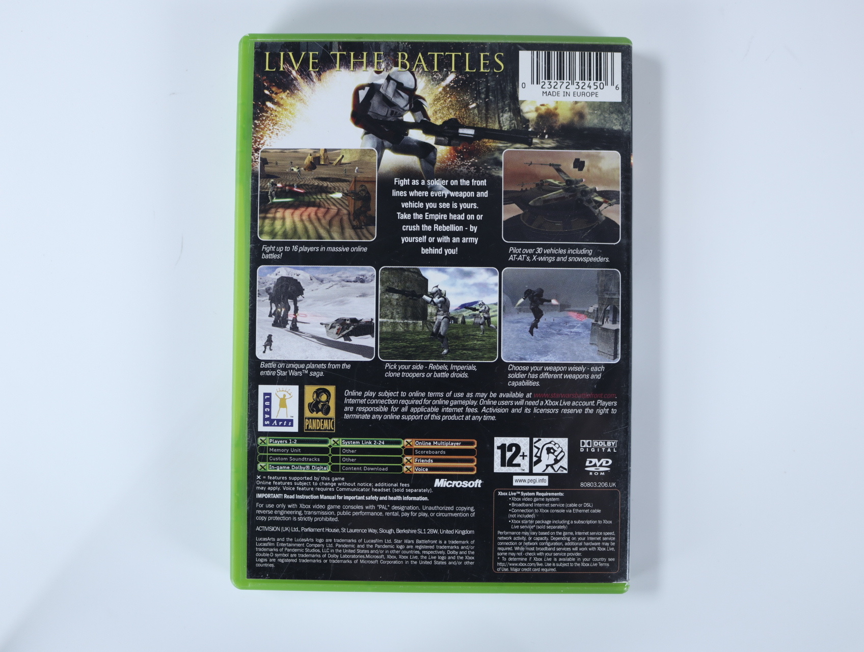 Xbox Classic - Star Wars: Battlefront - productfoto 3