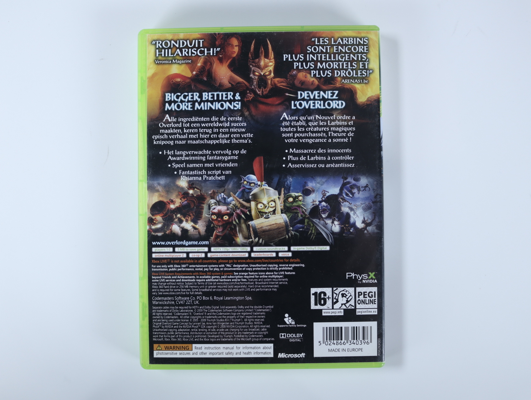 Xbox 360 - Overlord - Triumph Studios - productfoto 3