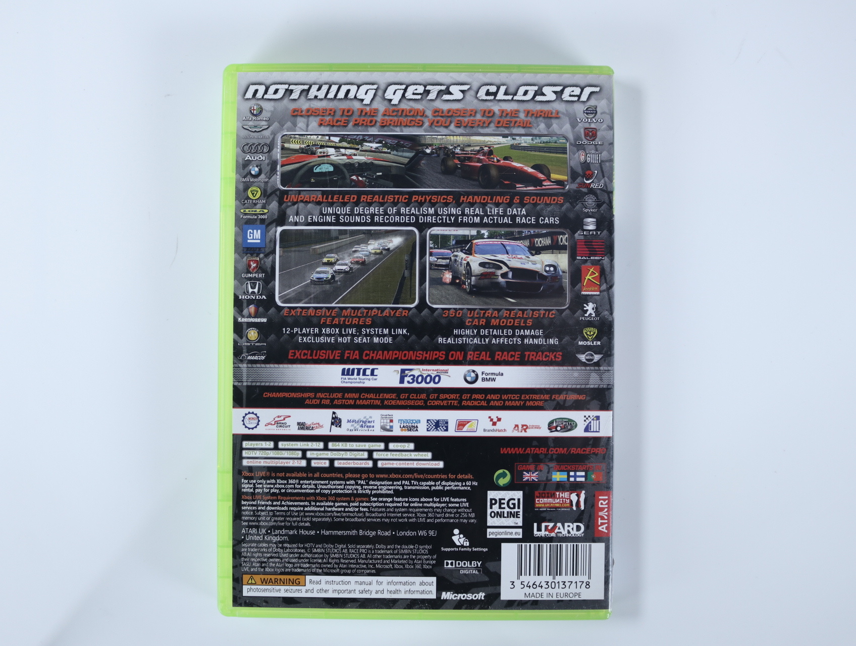 Xbox 360 – Race Pro - SimBin Studios - productfoto 3