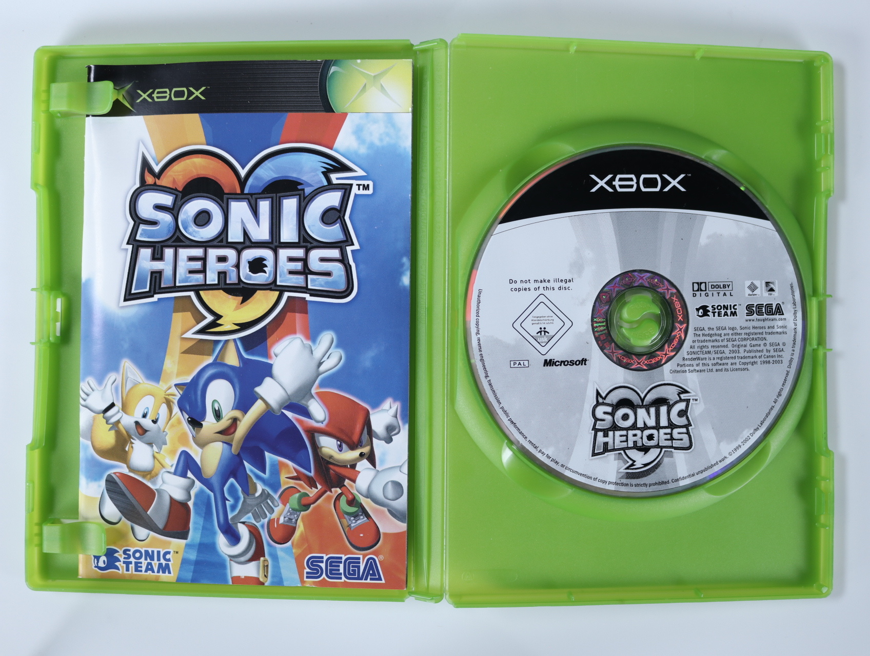 Xbox Classic - Sonic Heroes - Sonic Team USA - productfoto 2