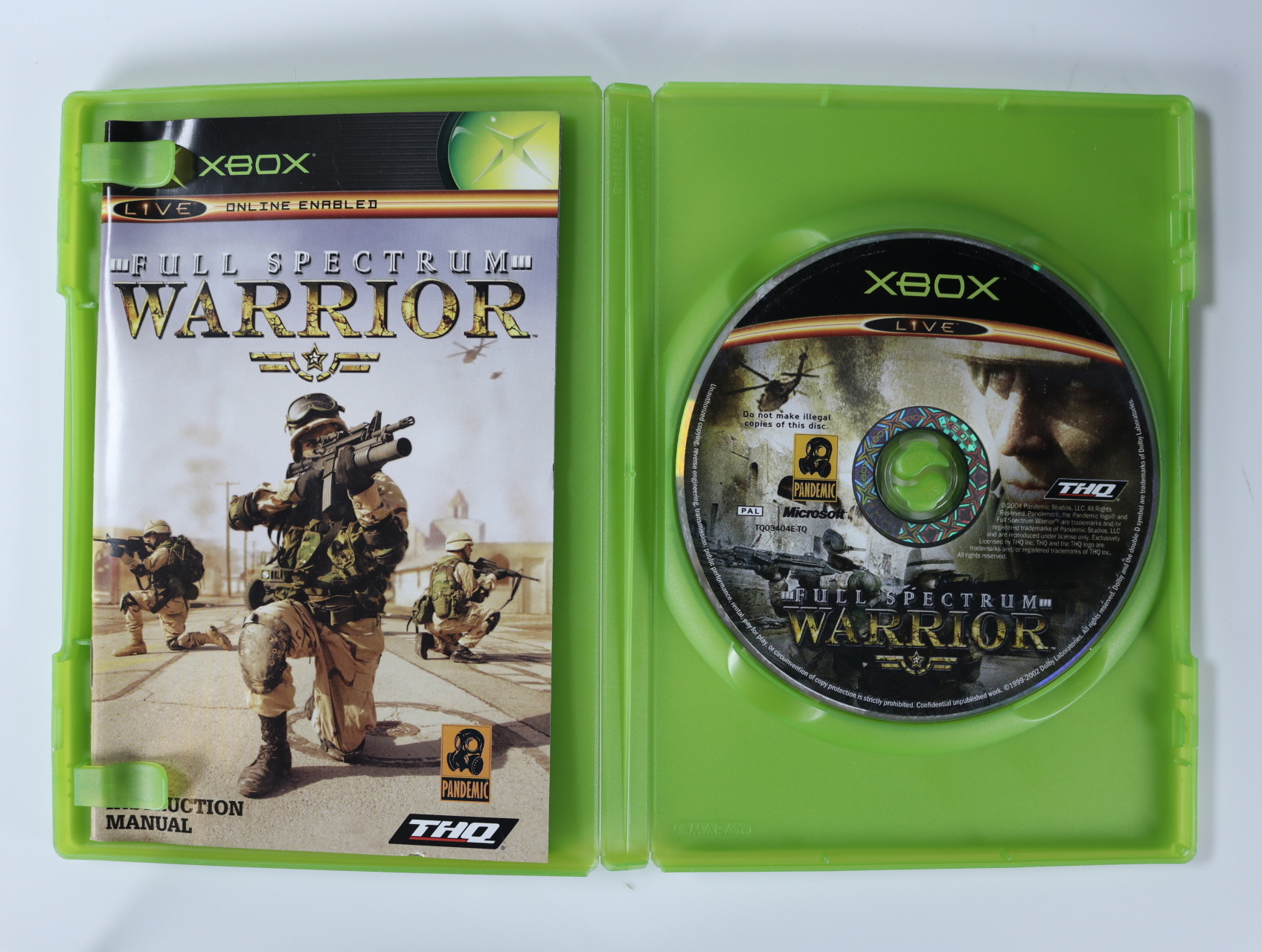 Xbox Classic – Full Spectrum Warrior - productfoto 3