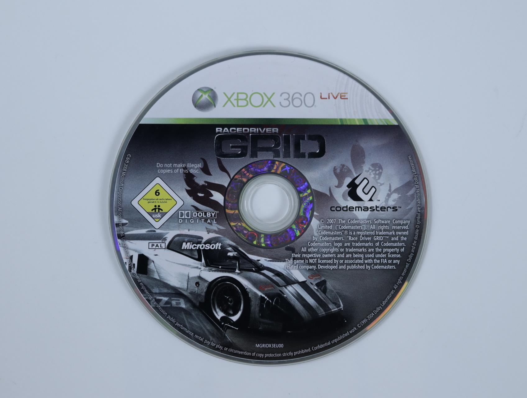 Xbox 360 - Race Driver: GRID [Geen hoesje]