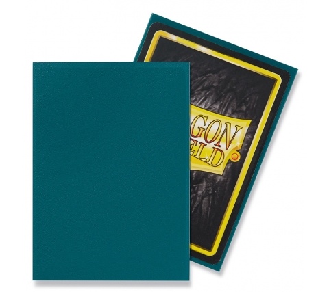 Sleeves Matte Petrol (100 pieces) - Dragon Shield - productfoto 2