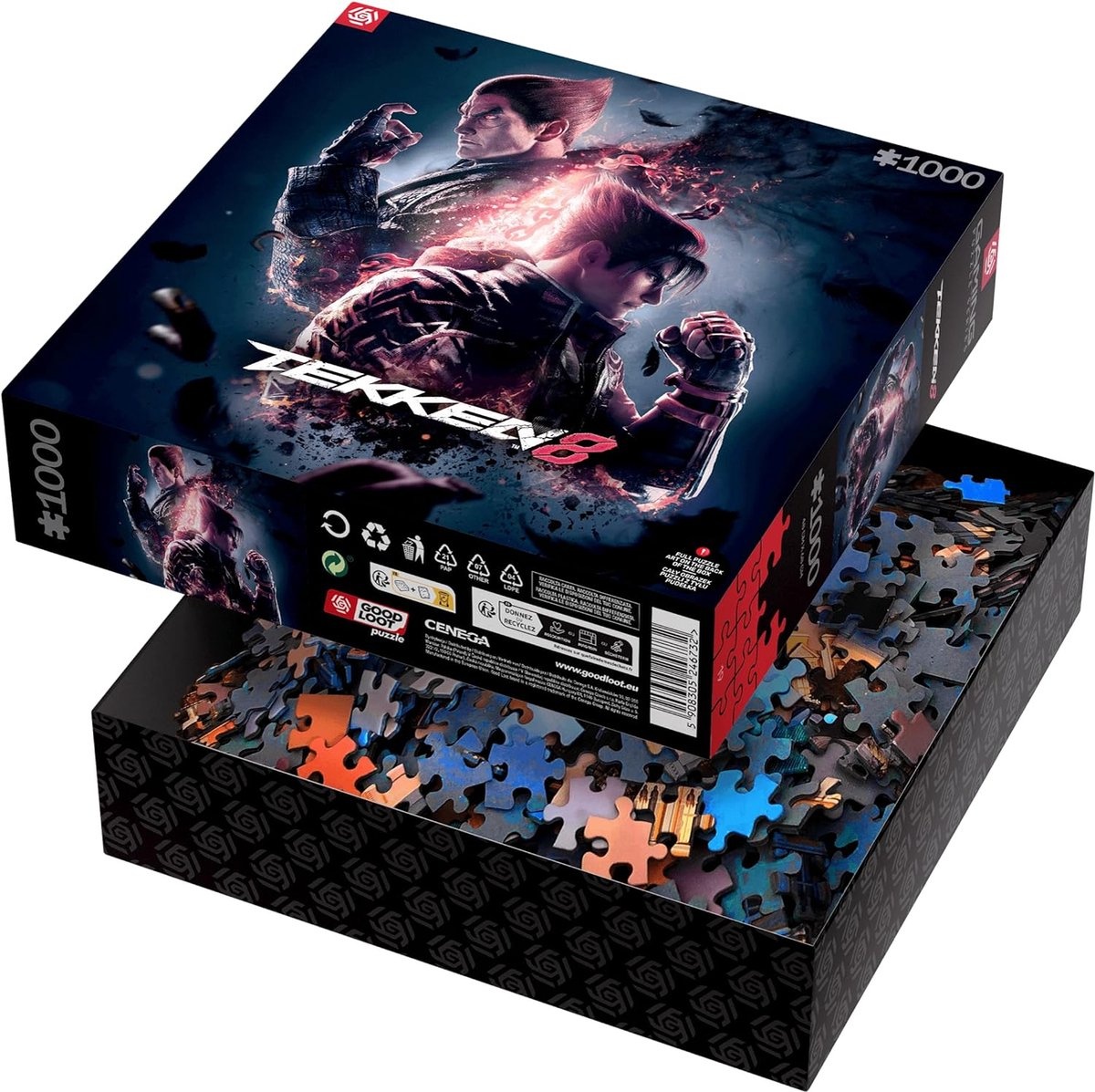 Tekken 8 - Puzzel 1000 Stukjes - Game Puzzel met Jin en Kazuya - productfoto 5