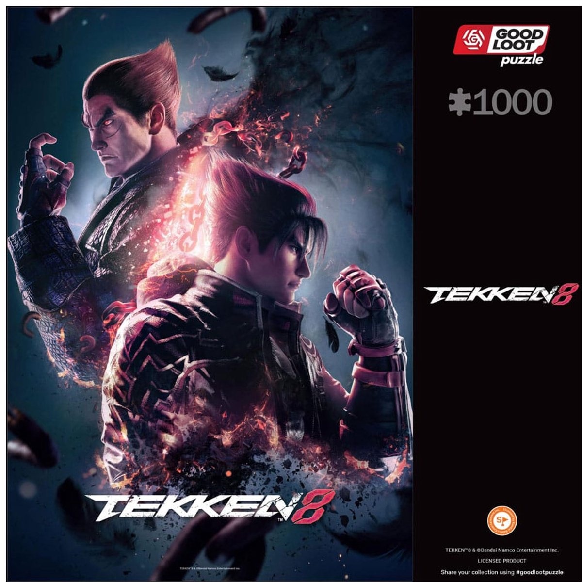 Tekken 8 - Puzzel 1000 Stukjes - Game Puzzel met Jin en Kazuya - productfoto 6