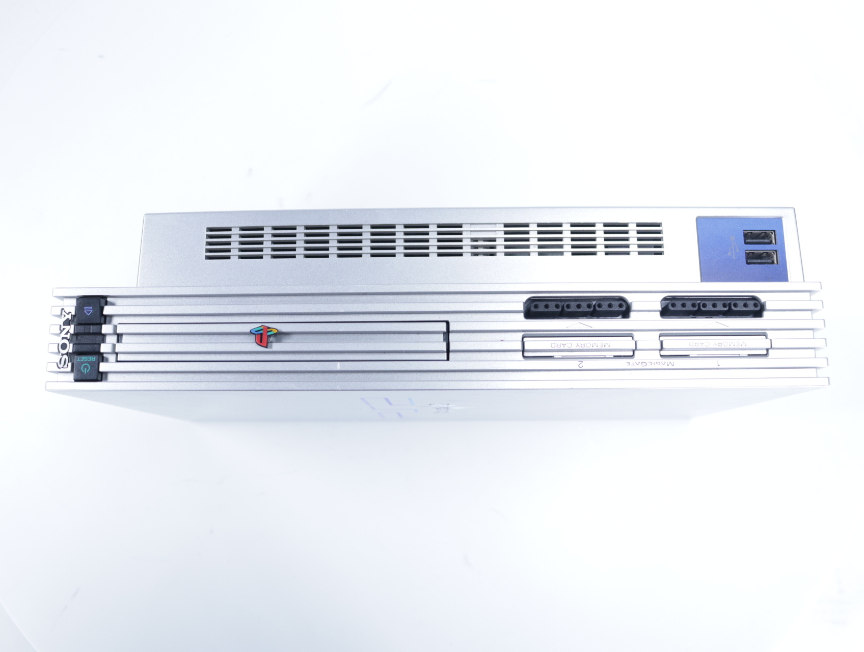 PlayStation 2 - Console Compleet Silver Prestige Line [SCPH-50004SS] - productfoto 5