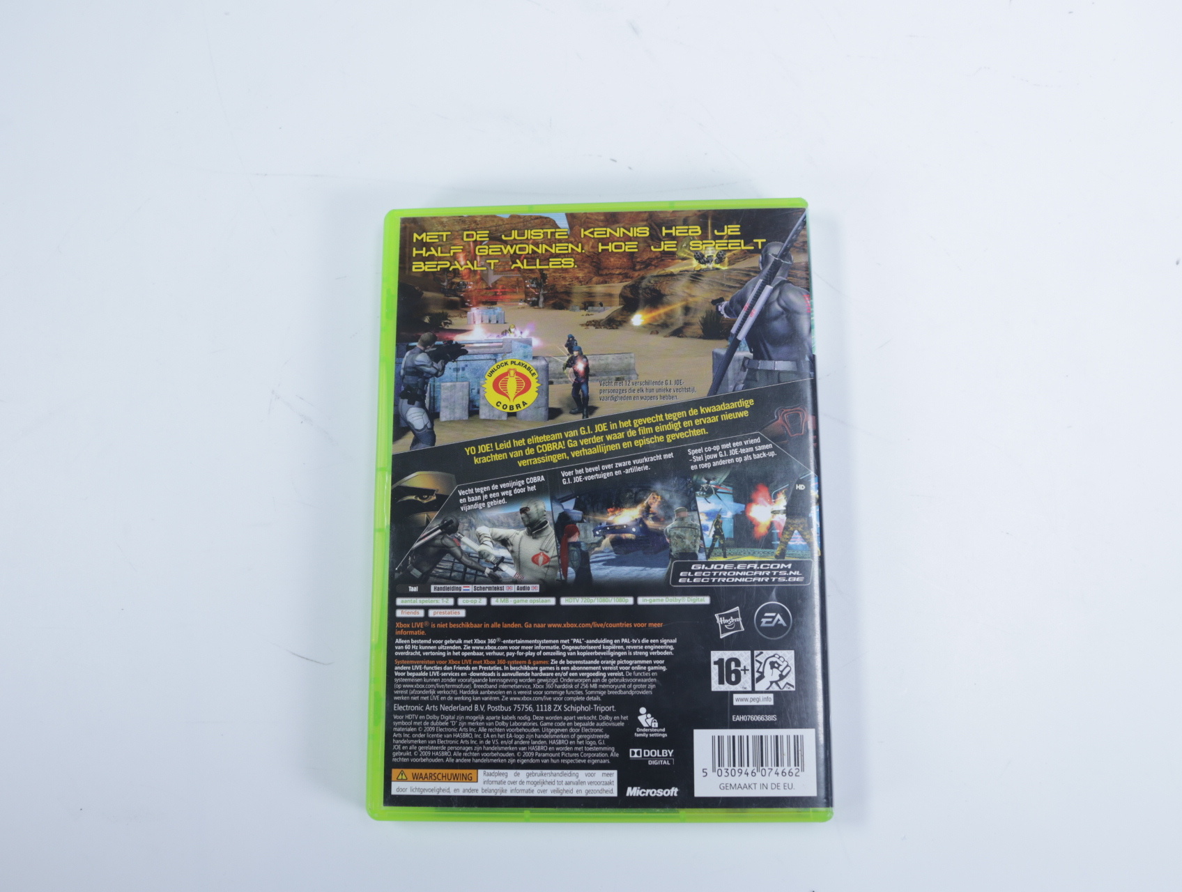 Xbox 360 - G.I. Joe: The Rise of Cobra - productfoto 2