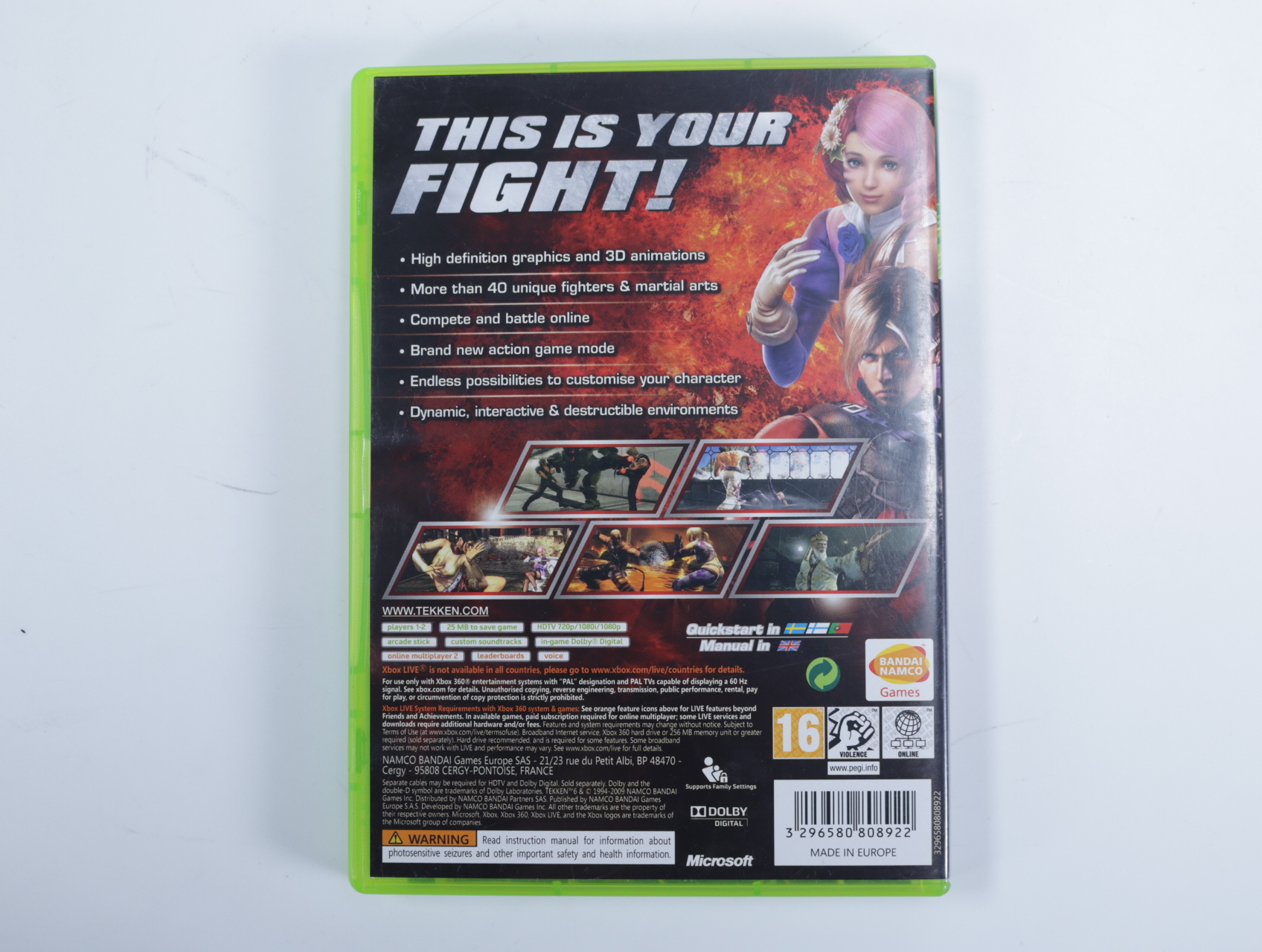 Xbox 360 - Tekken 6 - productfoto 2