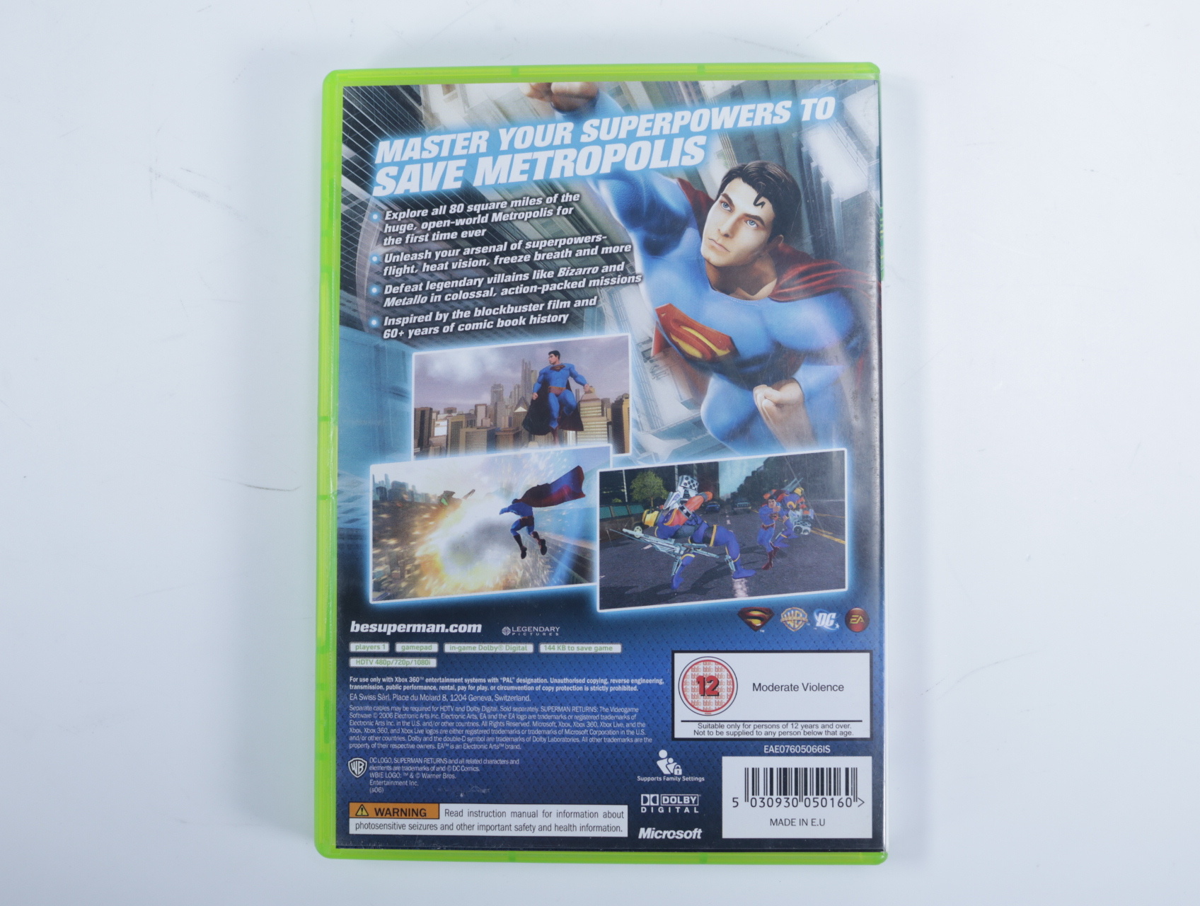 Xbox 360 – Superman Returns - productfoto 2
