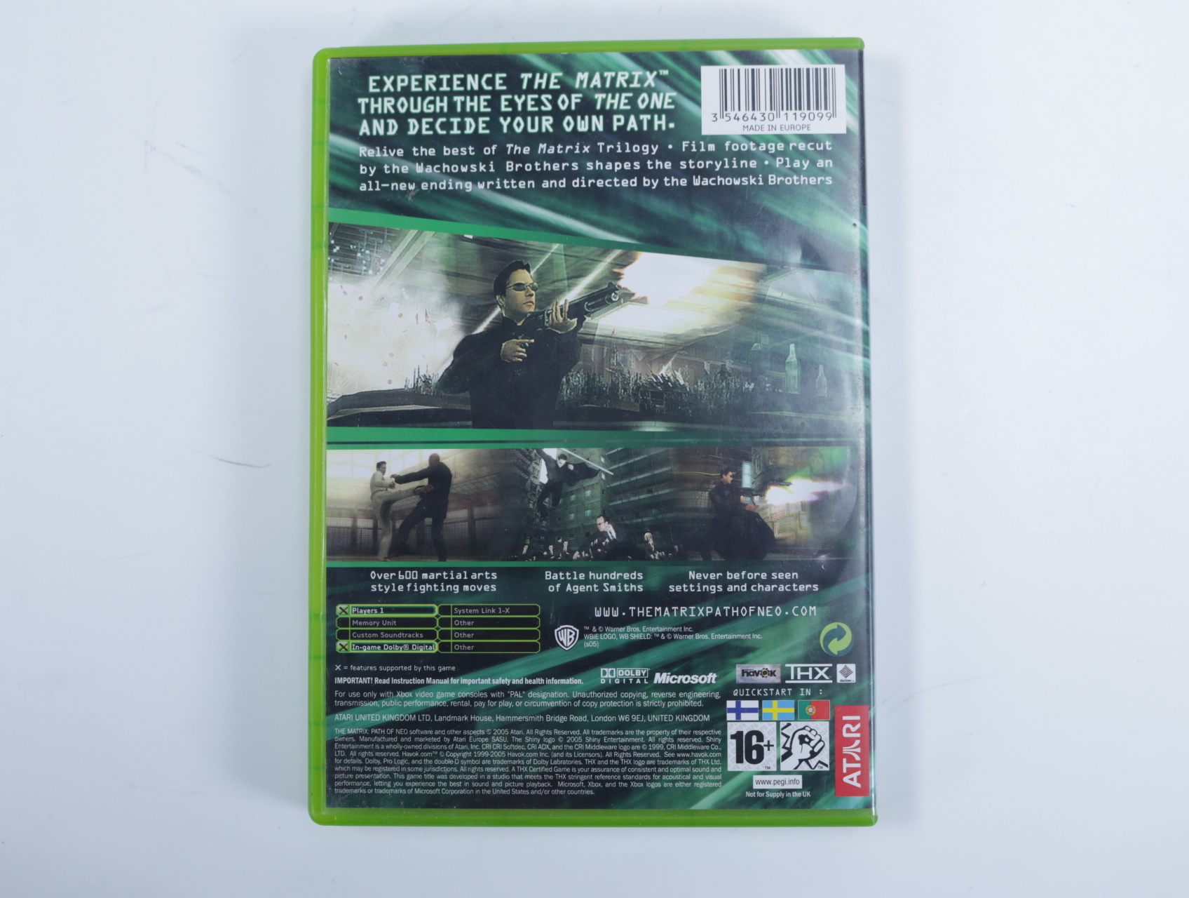 Xbox Classic - Matrix Path of Neo - productfoto 2