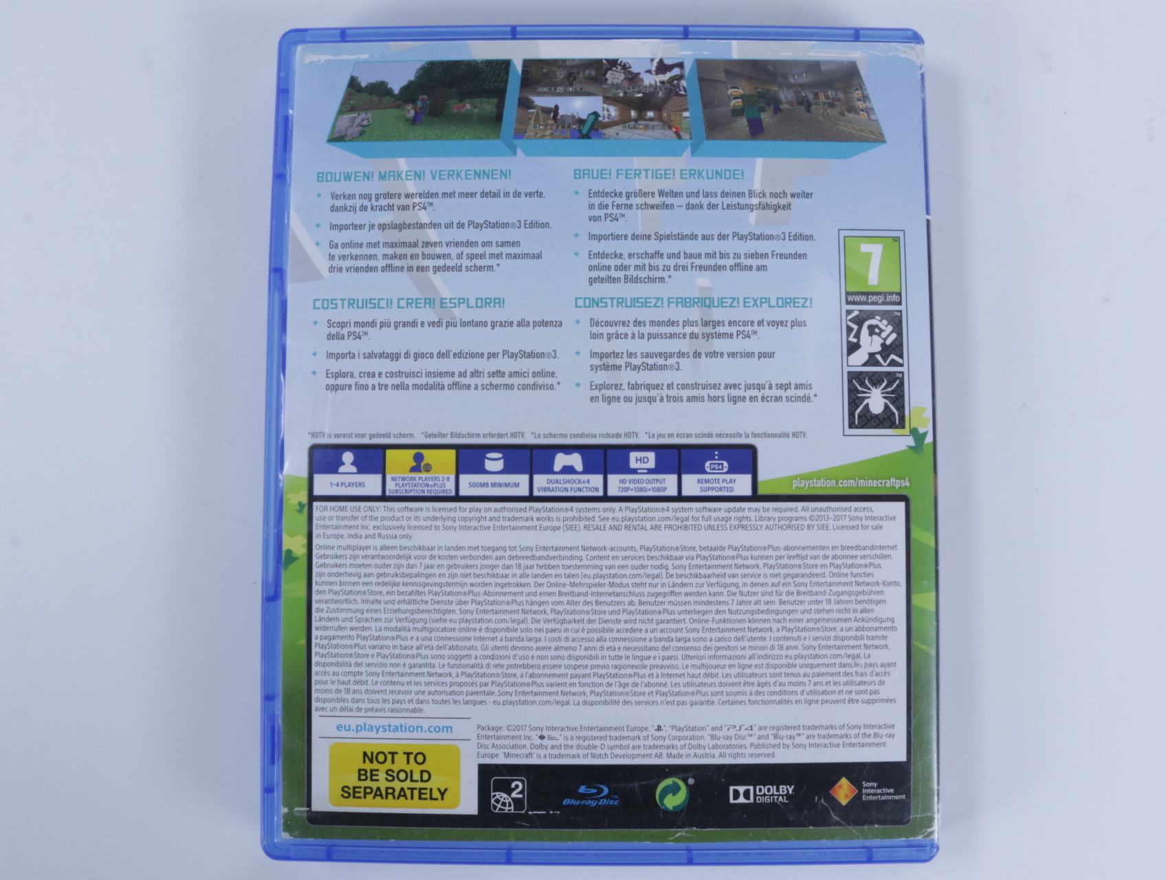 Playstation 4 - Minecraft Playstation 4 edition [No Manual][Gebruikt] - Gebruikt - productfoto 2