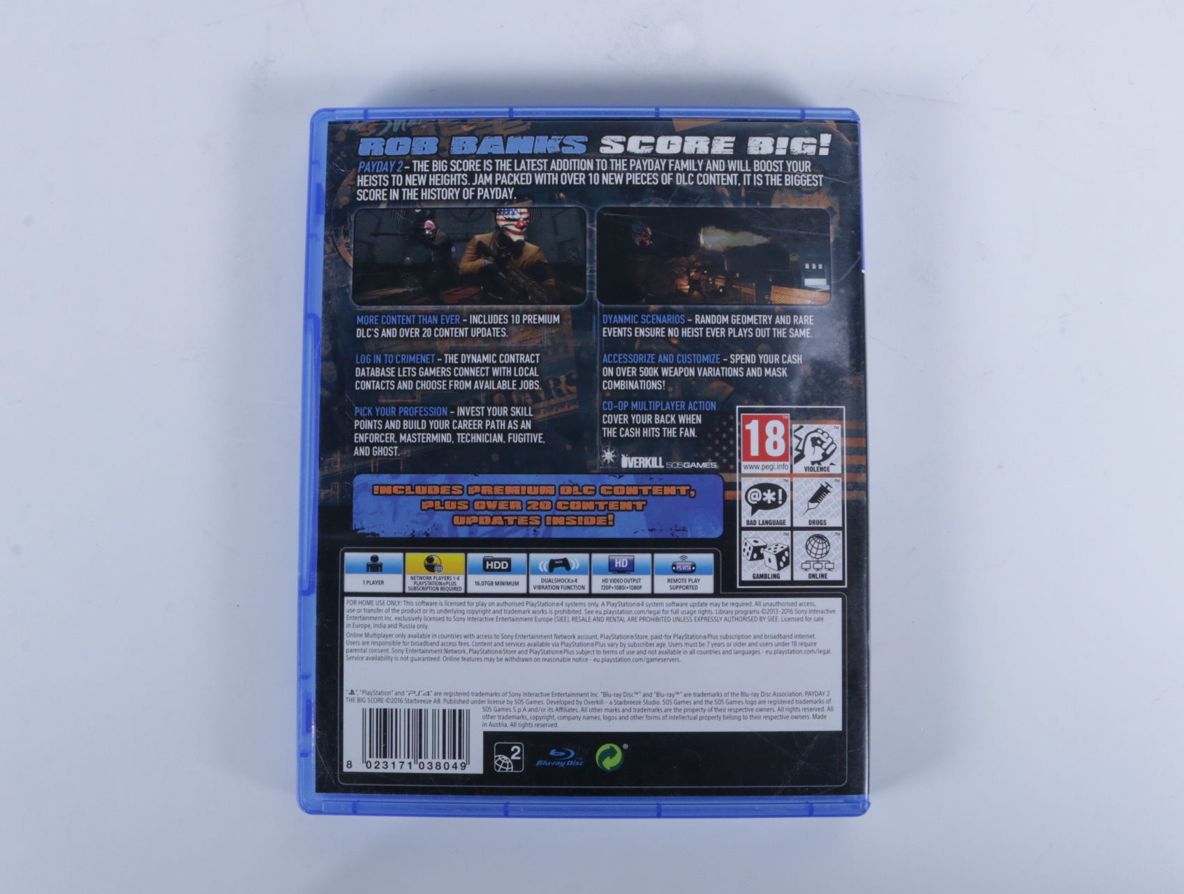 Playstation 4 - Payday 2 The Big Score [Gebruikt] - Gebruikt - productfoto 2