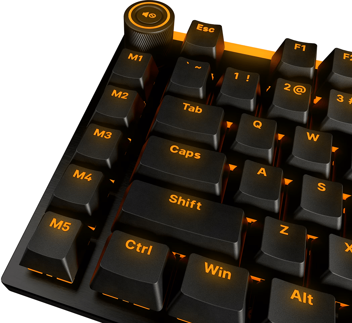Light Mount "Tactile" | Full - RGB - Mechanisch (QWERTY US) - be quiet! - productfoto 3