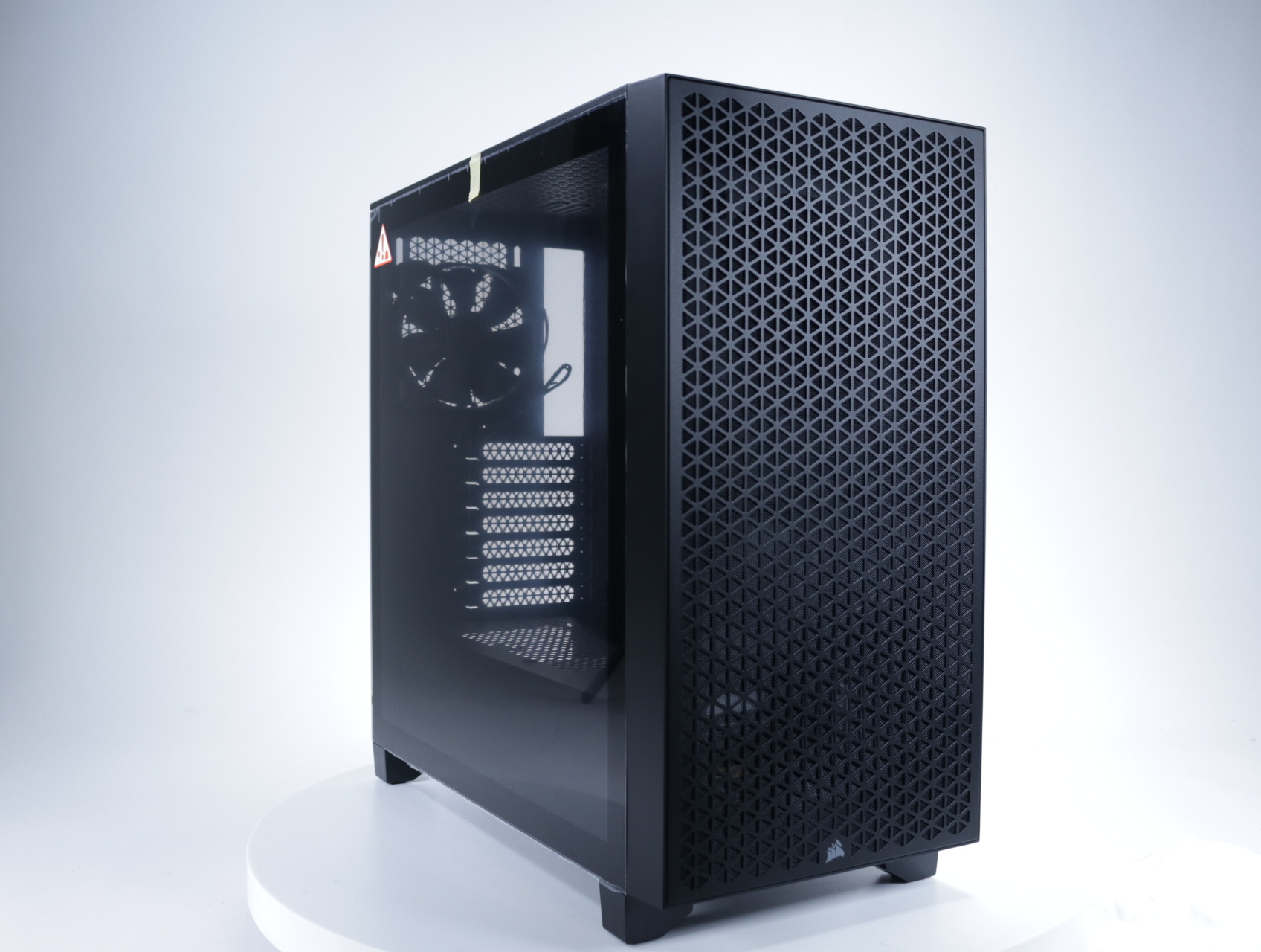 3000D Airflow Tempered Glass, Zwart