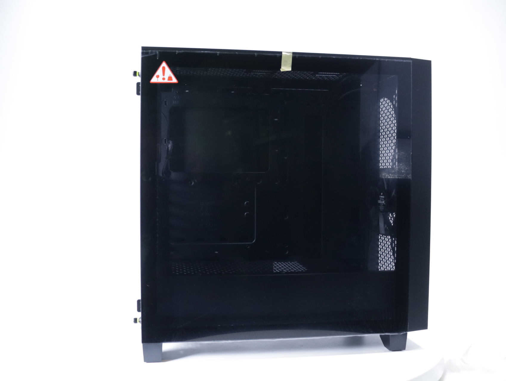 3000D Airflow Tempered Glass, Zwart - productfoto 2