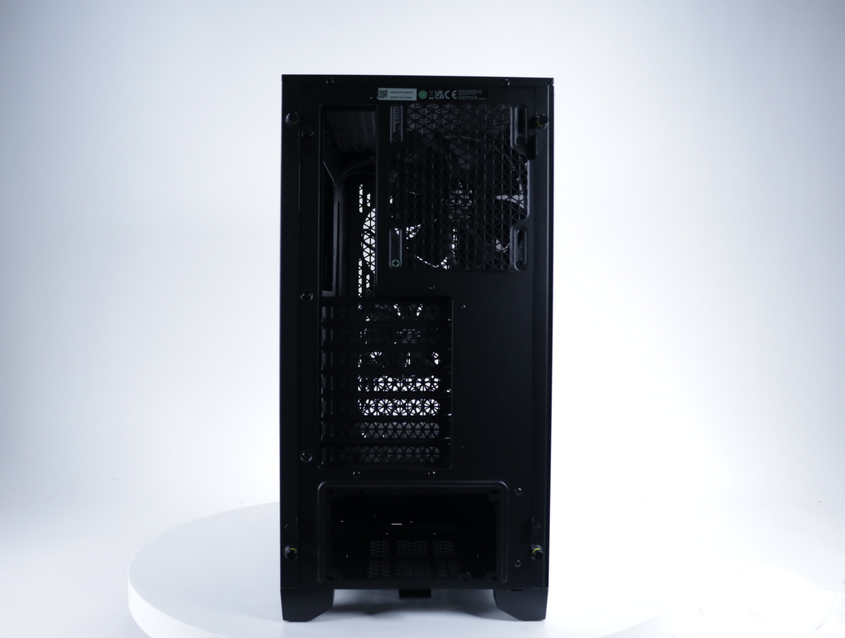 3000D Airflow Tempered Glass, Zwart - productfoto 3