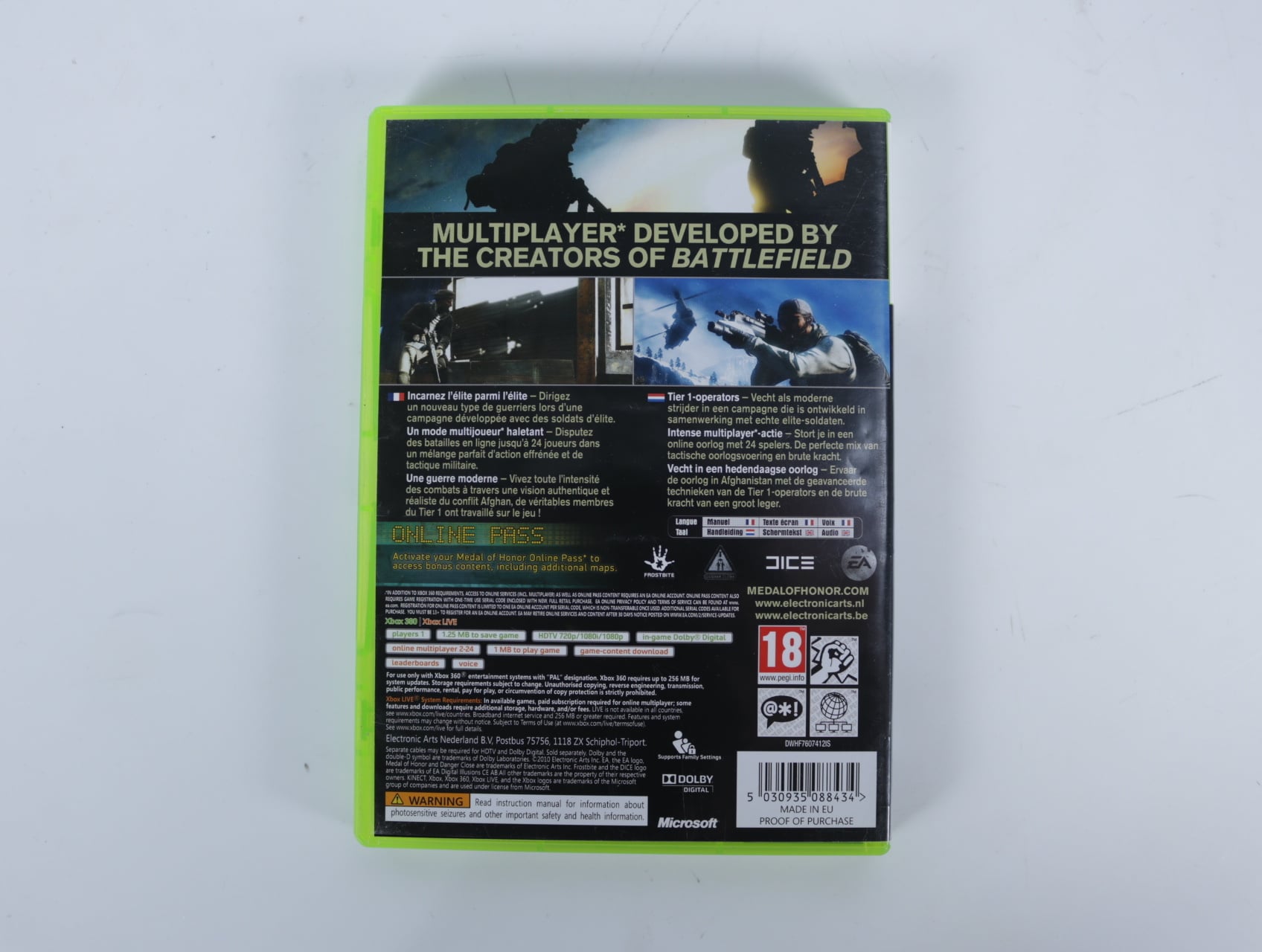 Xbox 360 - Medal of honor - productfoto 2