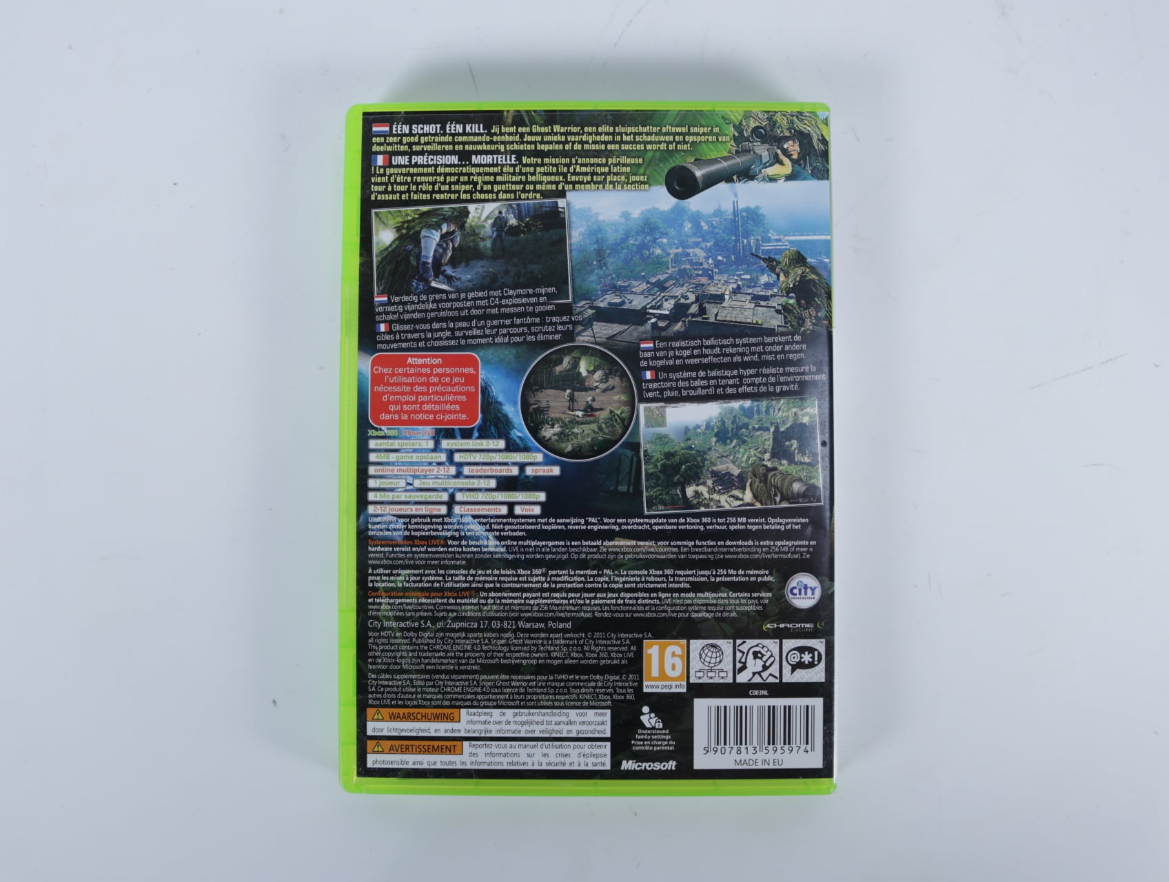 Xbox 360 - Sniper Ghost Warrior [Classics] - productfoto 2